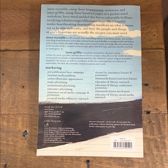 Ain't Burned All the Bright Book by Jason Reynolds - Picture 2 of 2